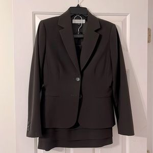 Chocolate brown Tahari Suit